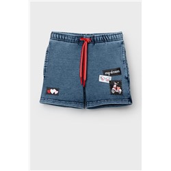 Шорты трикотажные для девочек PLAYTODAY, 1240378