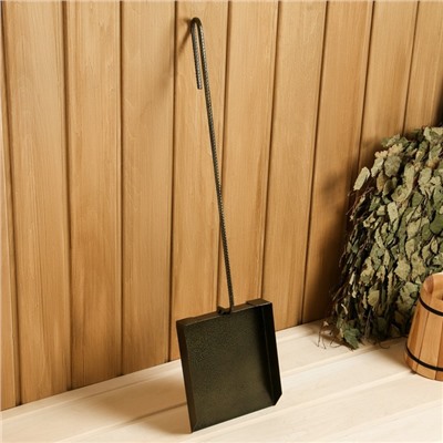 Совок металлический, рабочая часть 17×13.5 см, l=65 см