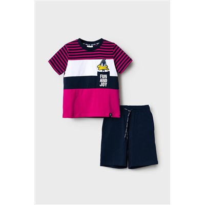 Комплект трикотажный для мальчиков: фуфайка (футболка), шорты PLAYTODAY, 1239599