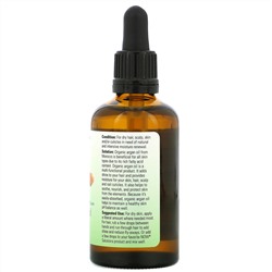 Now Foods, Solutions, сертифицированное на 100% чистое органическое аргановое масло, 59 мл (2 жидк. унции)