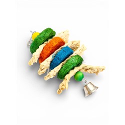 Игрушка для попугая «Сэндвич», 17×10 см, цвет МИКС