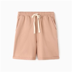 Шорты женские, цвет бежевый, размер 56