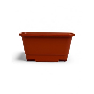 Набор горшков для цветов с поддоном Darel plastic, 750 мл, 73 см, 7 шт., терракотовый
