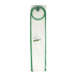 Шпалера, 135×30×1 см, металл, зелёная, «Ракета Клевер»