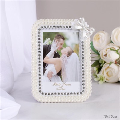 Фоторамка 10х15 / ZQC05 /уп 96/Бантик