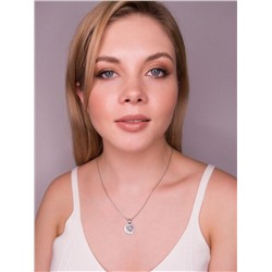 Подвеска кулон знак зодиака Рак серебро с фианитами и покрытием клиар талисман купить 925 пробы п066рч Рак