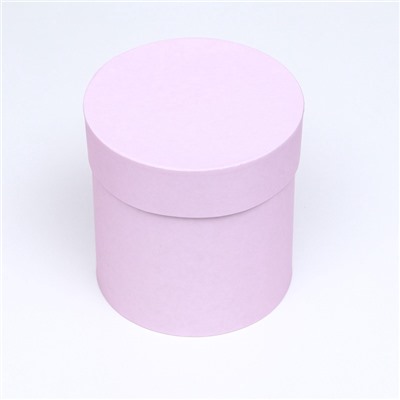 Набор круглых подарочных коробок 5 в 1 «Пыльная роза», 20×20 - 15×15