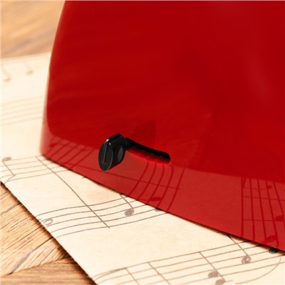 Метроном механический Gleam, коричневый, 40-408 ударов в минуту, 21×10×12 см