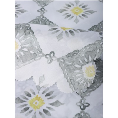 Скатерть «Доляна» Gray diamonds, 145×110 см