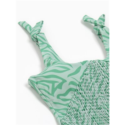 Купальник женский слитный MINAKU цвет зеленый, размер 52