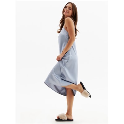 Сорочка ночная женская MINAKU: Home collection, голубая, размер 42