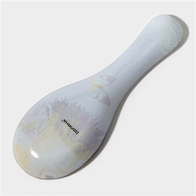 Подставка под ложку Доляна «Лаванда», 23.5×8.3 см, стекло