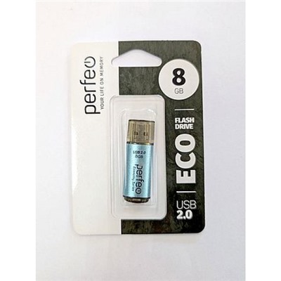 USB-флеш-накопитель PERFEO  8GB E04 Green economy series PF-E04G008ES Perfeo