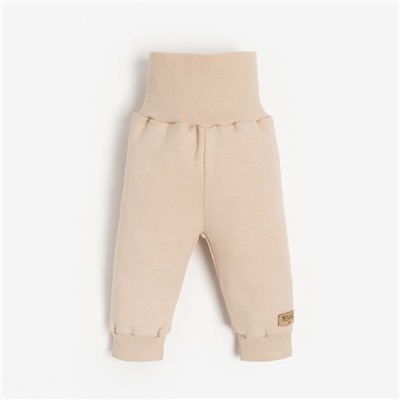 Штаны детские MINAKU, рост 74-80 см, бежевые