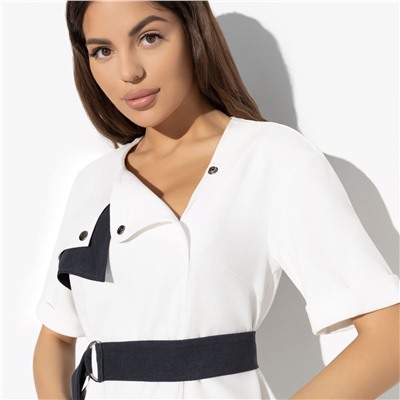 Платье, Я онлайн (white style, с поясом)