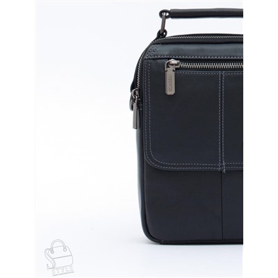 Сумка мужская кожаная 632M black Fuzhiniao