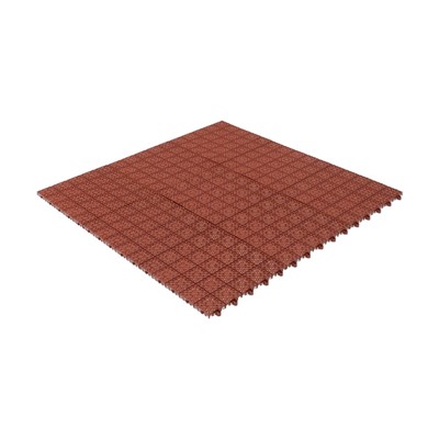 Универсальное покрытие для садовых дорожек ERFOLG H&G, 33×33 см, набор 9 шт., цвет терракот