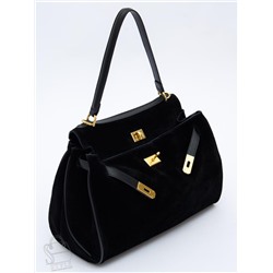 Сумка женская кожаная 2320YF black Polina&Eiterou