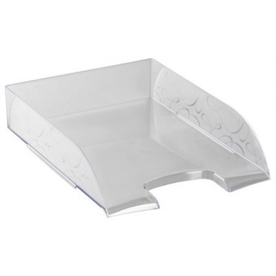 Лоток для бумаг горизонтальный ВЕГА прозрачный ЛТГ-31342 Стамм