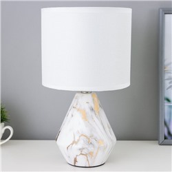 Лампа настольная «Ильмрамор» 1хЕ14 40 Вт бежевый 17.5×17.5×30.5 см RISALUX