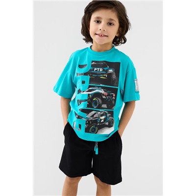 Комплект трикотажный для мальчиков: фуфайка (футболка), шорты PLAYTODAY, 1239626