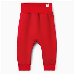 Штанишки детские MINAKU Winter, рост 86-92 см, красные