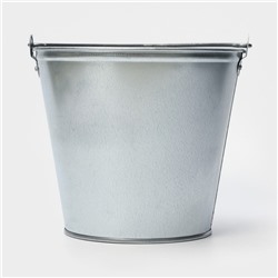 Ведро оцинкованное хозяйственное с ручкой, 7 л, d=24 см, h=24 см, ГОСТ