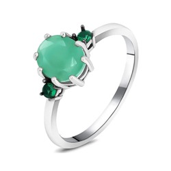 Кольцо, изумруд берилл , наноизумруд, SL-RIC105