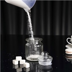 Банка для сыпучих Доляна «Лада», 250 мл, 7.5×12 см, стекло, прозрачная