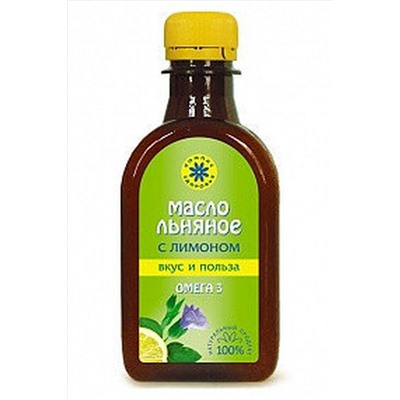 Масло льняное "Лимонное" 200мл ЭКОПРОДУКТЫ, 1175877