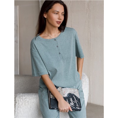 VILATTE Футболка D49.005