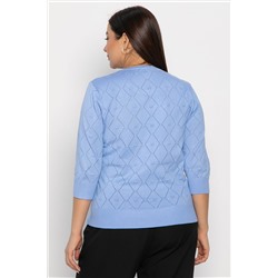 Блуза Нежный узор (голубая) Б14937-18М