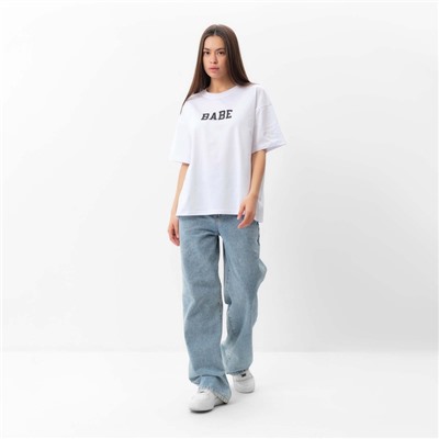 Футболка женская MIST Babe, белая, размер 46-48 (L)