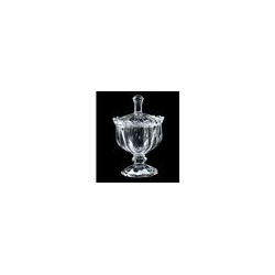 Ваза для варенья с крышкой на ножке стеклянная TG1031