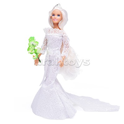 Кукла 29 см София и Алекс (руки и ноги сгибаются,свадьба, в комплекте акс.)
