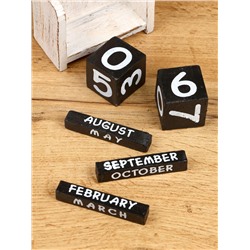 Календарь настольный «Парусник», 11×5×16 см, дерево, оранжевый