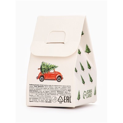 Бомбочка для ванны «С Новым годом», 40 г, аромат бананового кекса, Чистое счастье