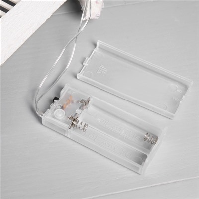 Фигура деревянная «Домик белый», 16×22×6 см, 3 LED, батарейки AAx2 (не в комплекте), свечение теплое белое