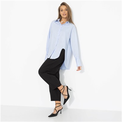 Рубашка асимметричного кроя, Слово за формой (голубая)