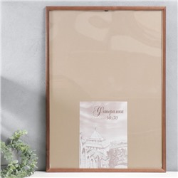 Фоторамка для фото 50×70 см Samoa, орех, (пластиковый экран)