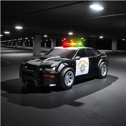 Машина "Дорожная полиция" 1:32 (свет, звук) в коробке