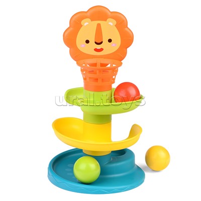 Развивающая игрушка горки "Милый львенок" в коробке