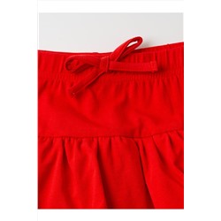 Комплект трикотажный для девочек: фуфайка (футболка), юбка-шорты PLAYTODAY, 1241304