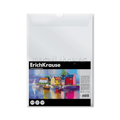 Бумага для рисования в пластиковой папке Art Spirit, А3, 30 листов