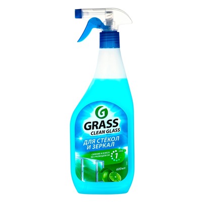 Средство для мытья стёкол и зеркал Clean Glass, голубая лагуна, 600 мл