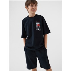 Комплект трикотажный для мальчиков: фуфайка (футболка), шорты