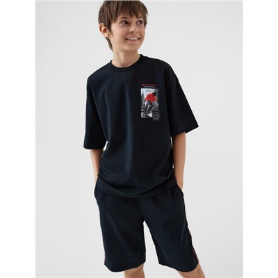 Комплект трикотажный для мальчиков: фуфайка (футболка), шорты