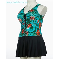 39200 # Q Купальник сплошной платье (52-60)