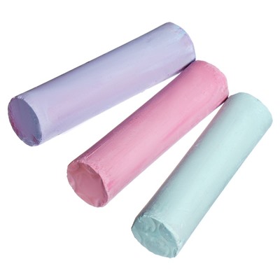 Мелки цветные для асфальта, Calligrata TOP, 21 штука, 7 цветов, цилиндр