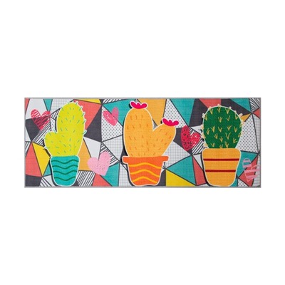 Ковер «Этель. Кактусы», 45×120 см, 700 г/м²